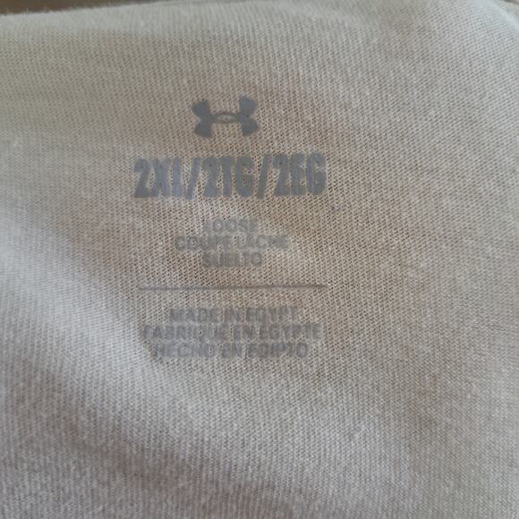 Under Armour Marlin Tan Men's XXL Fishing  Outdoor Boating T-Shirt - Picture 5 of 5